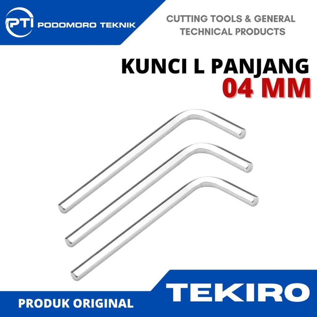 TEKIRO KUNCI L PANJANG 04 MM / KUNCI L PANJANG / TOOLS TEKIRO ORIGINAL