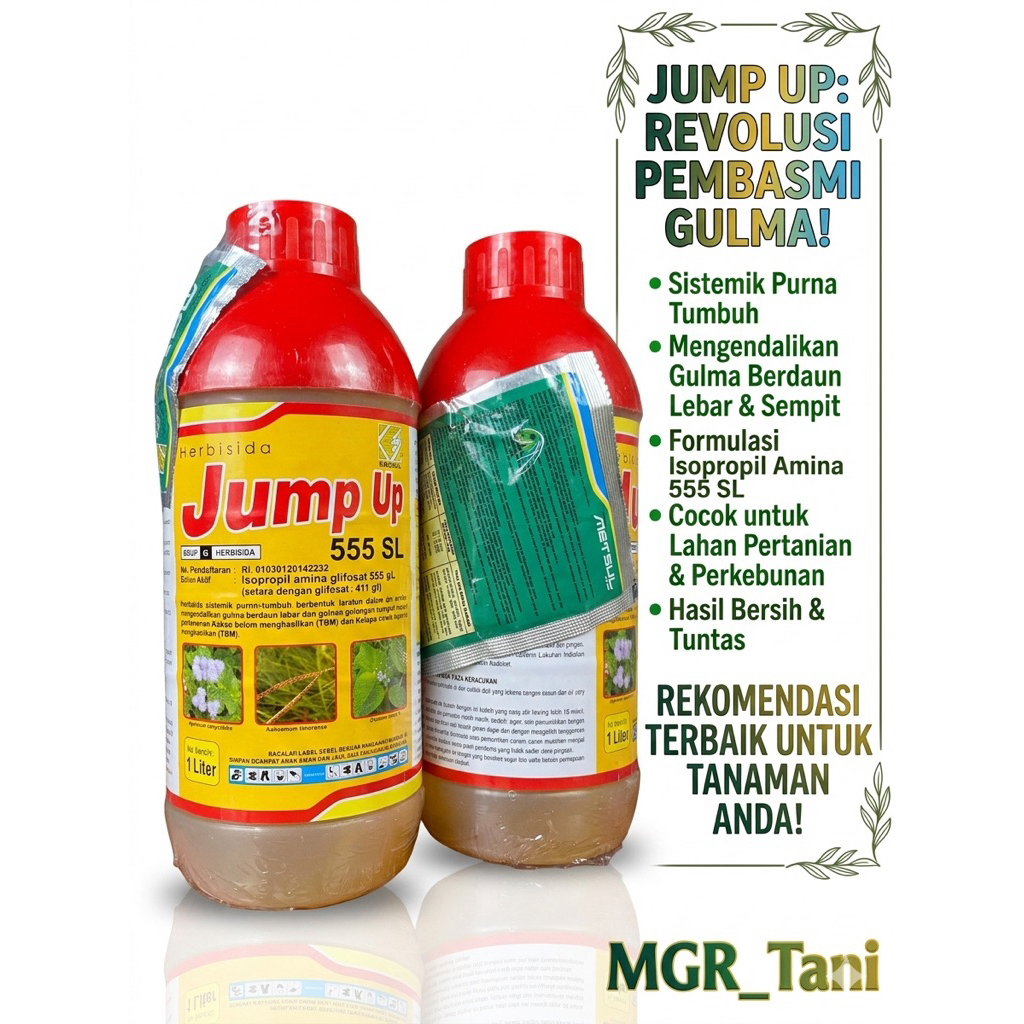 Jump Up 555 SL | Herbisida sistemik purna tumbuh