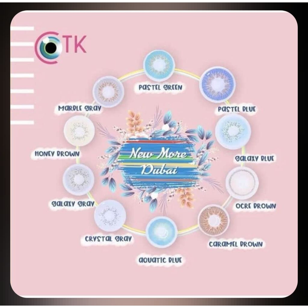 Softlens New More Dubai Ocre Brown (Normal Minus)