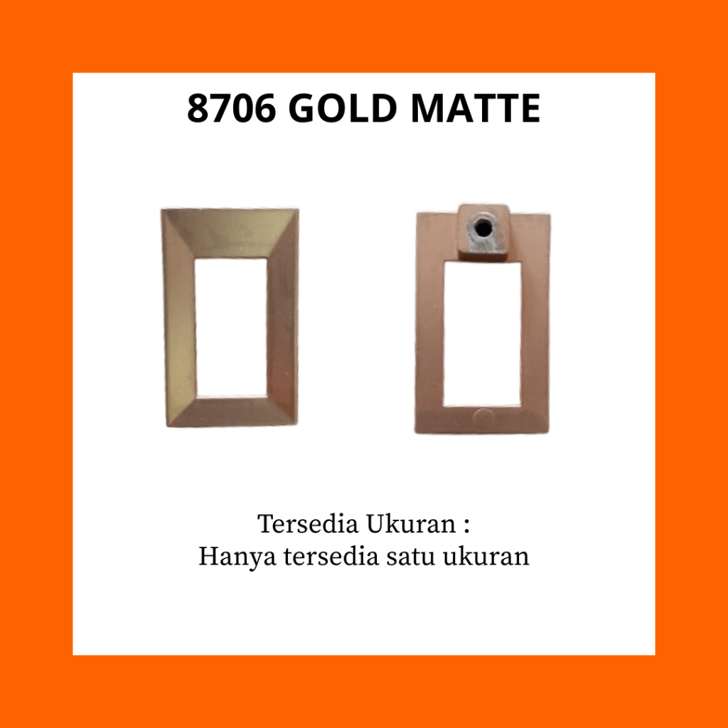 Handle 8706 GOLD MATTE | Handle Tarikan Laci | Tarikan Pintu Laci Minimalis