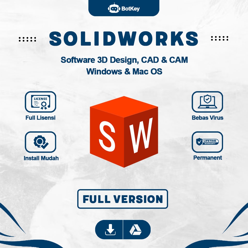 Solidworks 2026 Terbaru Full Version Lifetime Permanen (WIN) | All Version 2026 / 2025 / 2024 / 2023