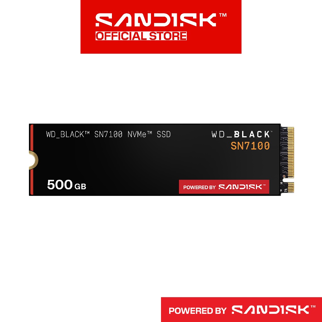WD Black SSD SN7100 M.2 500GB / 1TB / 2TB PCIe Gen4 NVMe 2280