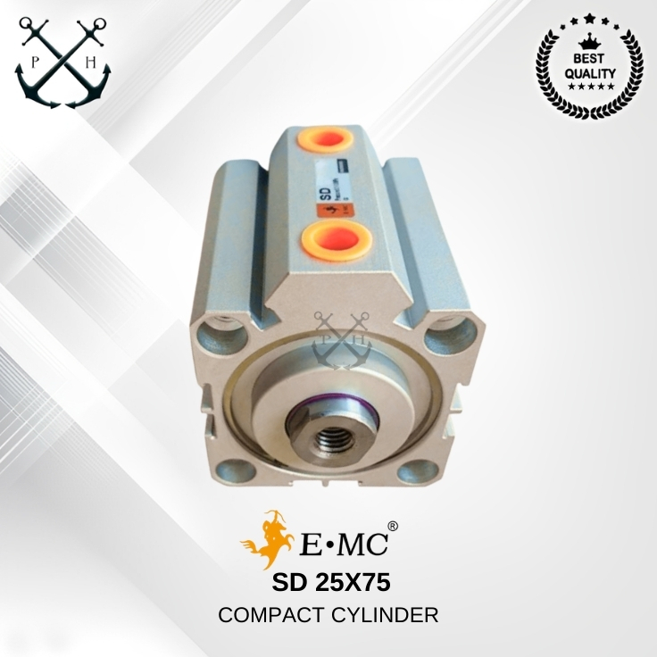 Compact cylinder pneumatic EMC SD 25X75