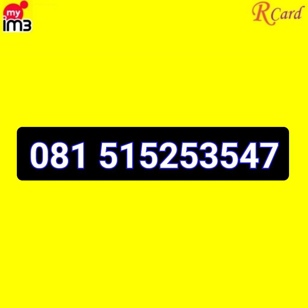 Perdana Nomor Cantik Indosat Im3 Urut 51525354 7