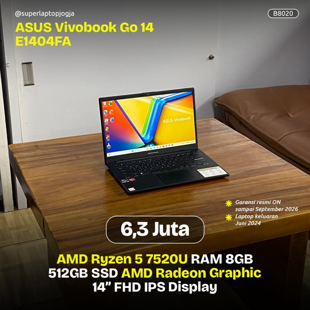 ASUS VIVOBOOK GO 14 E1404FA B8020