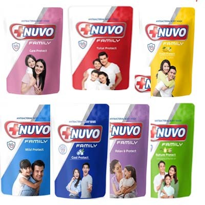 Sabun Cair Nuvo Refill 400ml Cool Protect