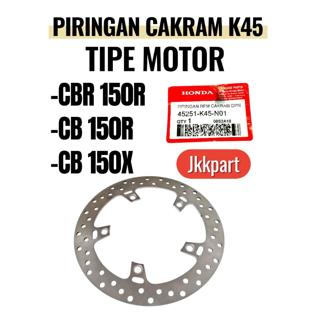 Piringan Cakram Depan  Honda CBR 150R New CB 150R K45