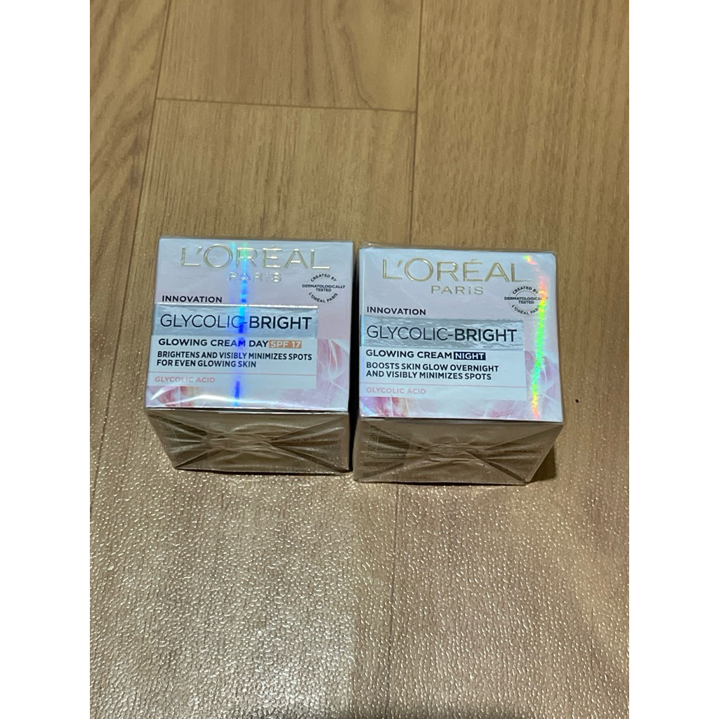 PRELOVE LOREAL GLYCOLIC BRIGHT DAY & NIGHT CREAM
