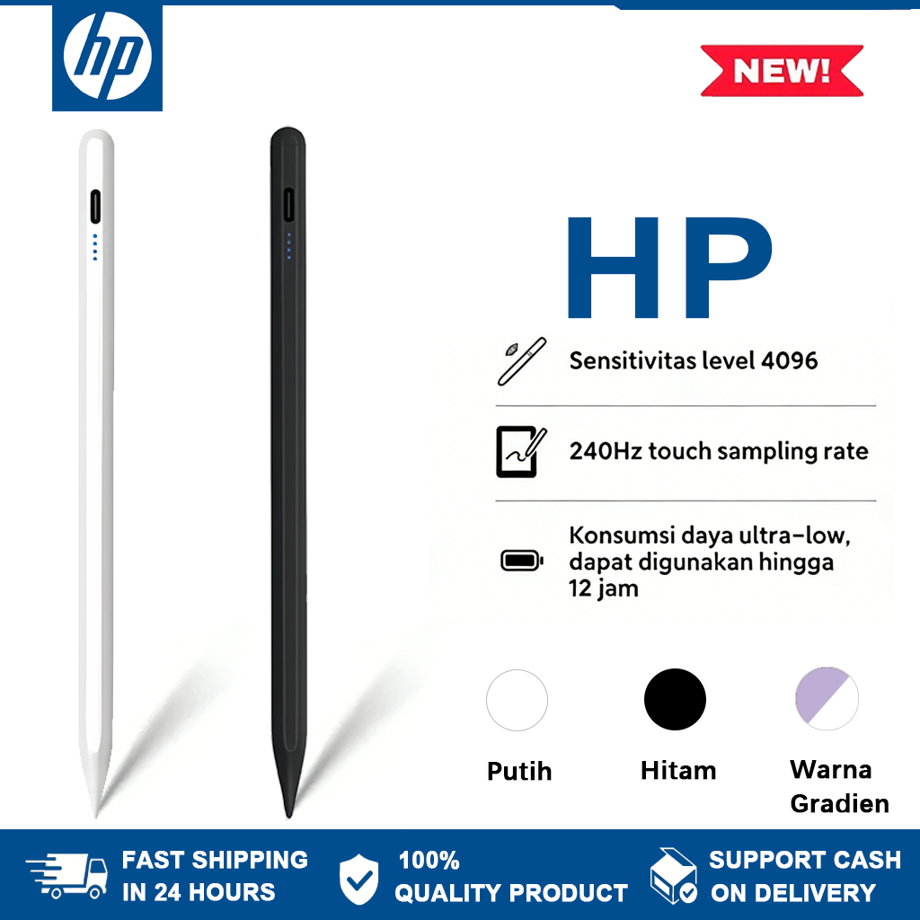 [100%Asli asli Garansi 24 Bulan][Produk baru][COD]HP Stylus Pen For HP Elite Dragonfly/Elite x2/Elit