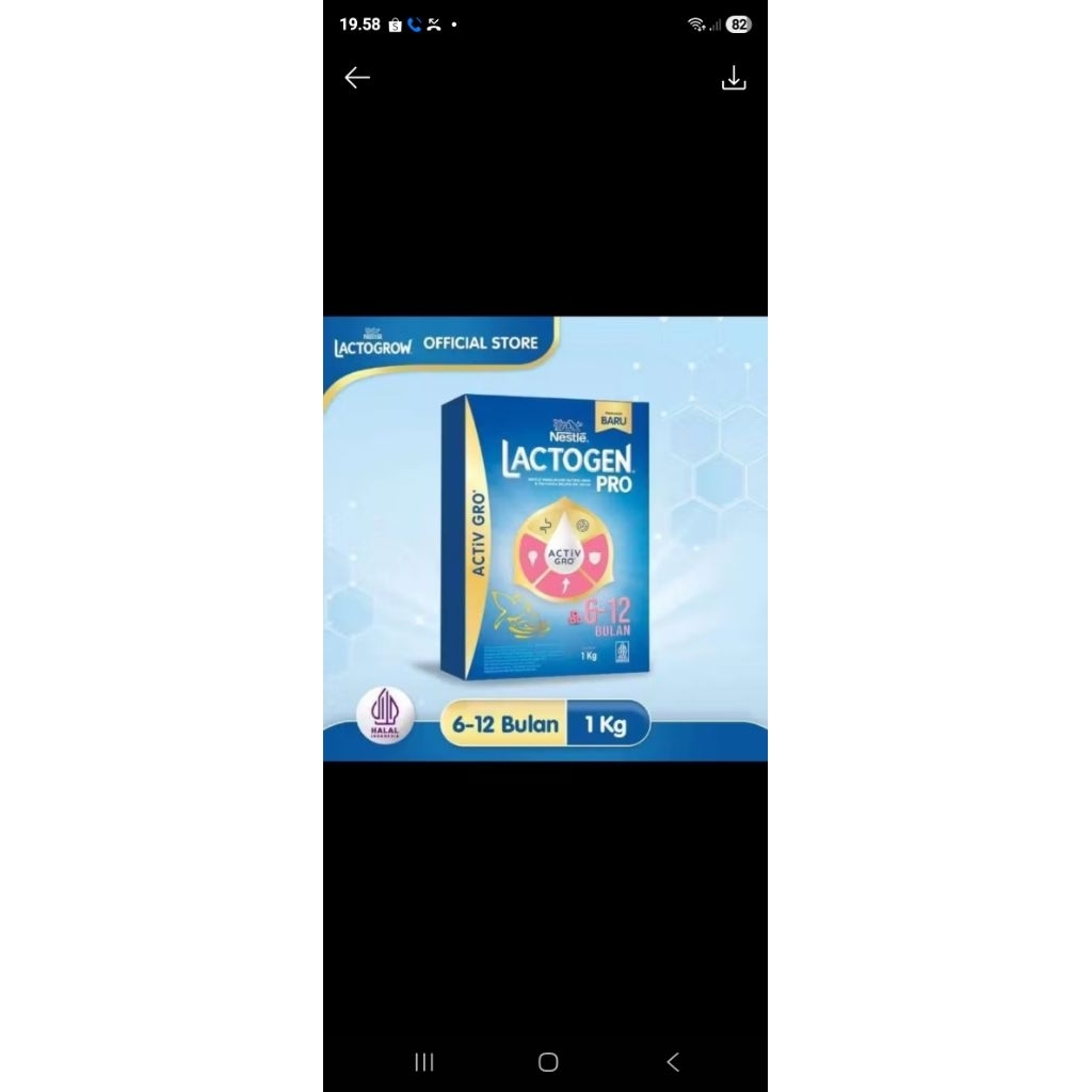 LACTOGEN 2 1KG SUSU FORMULA BAYI