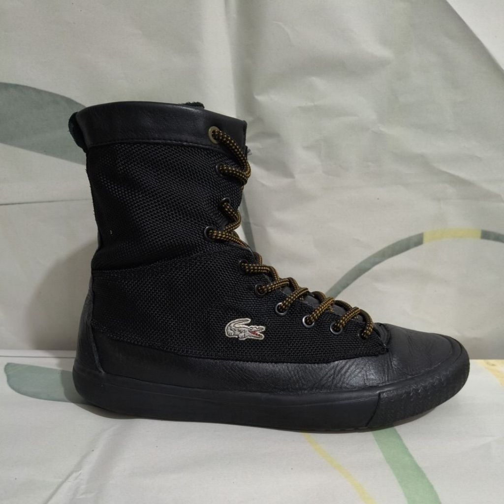 Boots Pria Lacoste Full Black – Size 42,5 – Preloved