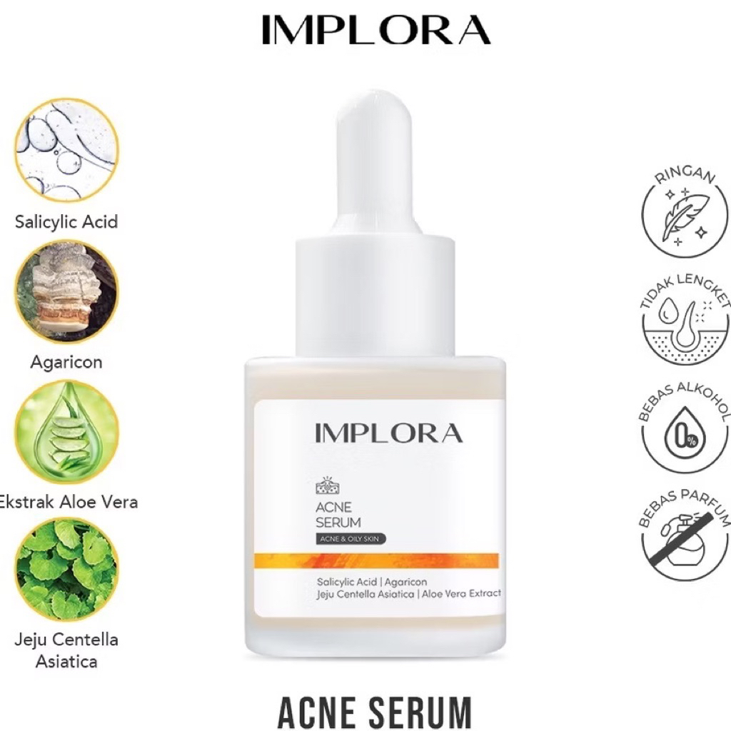 IMPLORA Serum Wajah Acne || Implora Acne Serum
