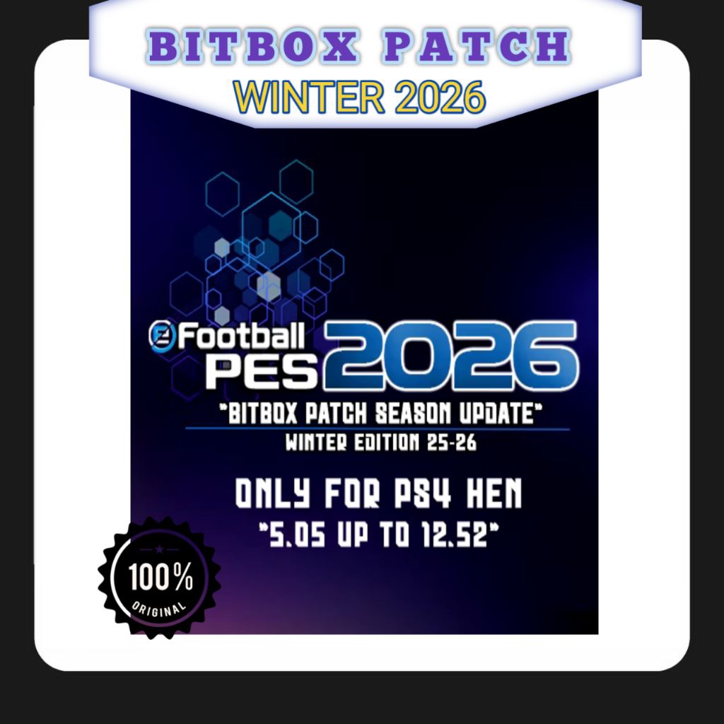 PES 2026 PS4 HEN | BITBOX PATCH 2026