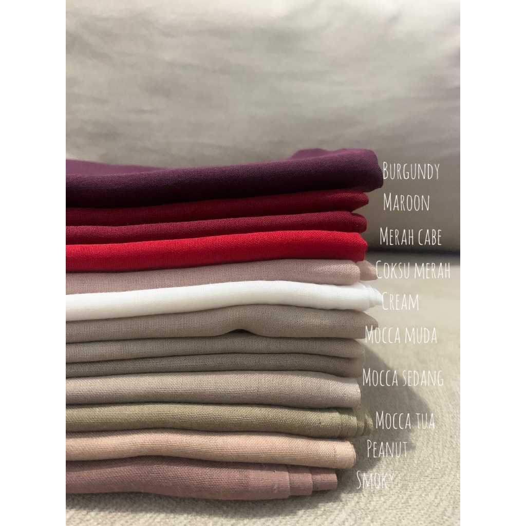 Shaira - Paris Polos Premium Segiempat - Hijab segiempat harga grosir paris jadul Ori Red Rose