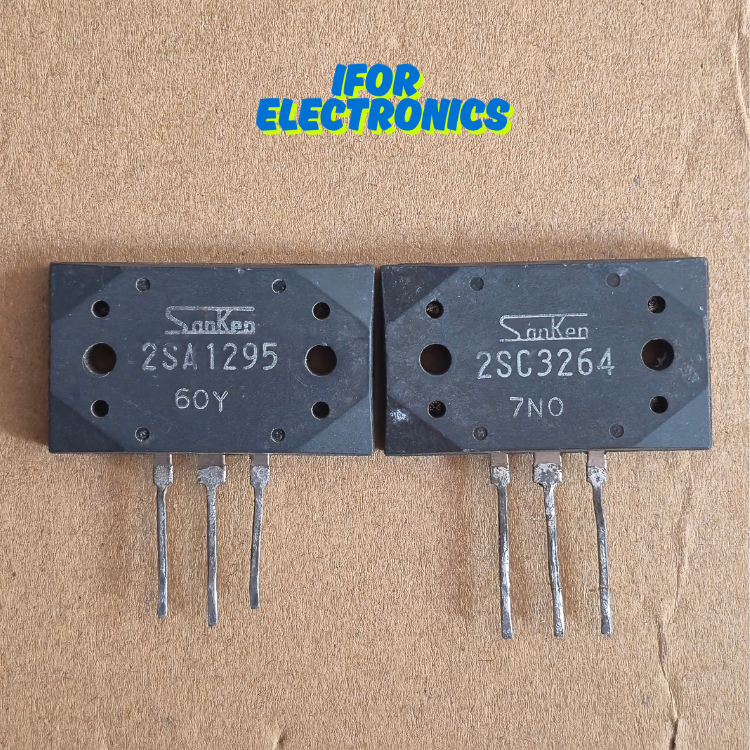 TRANSISTOR SANKEN 2SC3264 2SA1295 C3264 A1295 CABUTAN UPS ORIGINAL