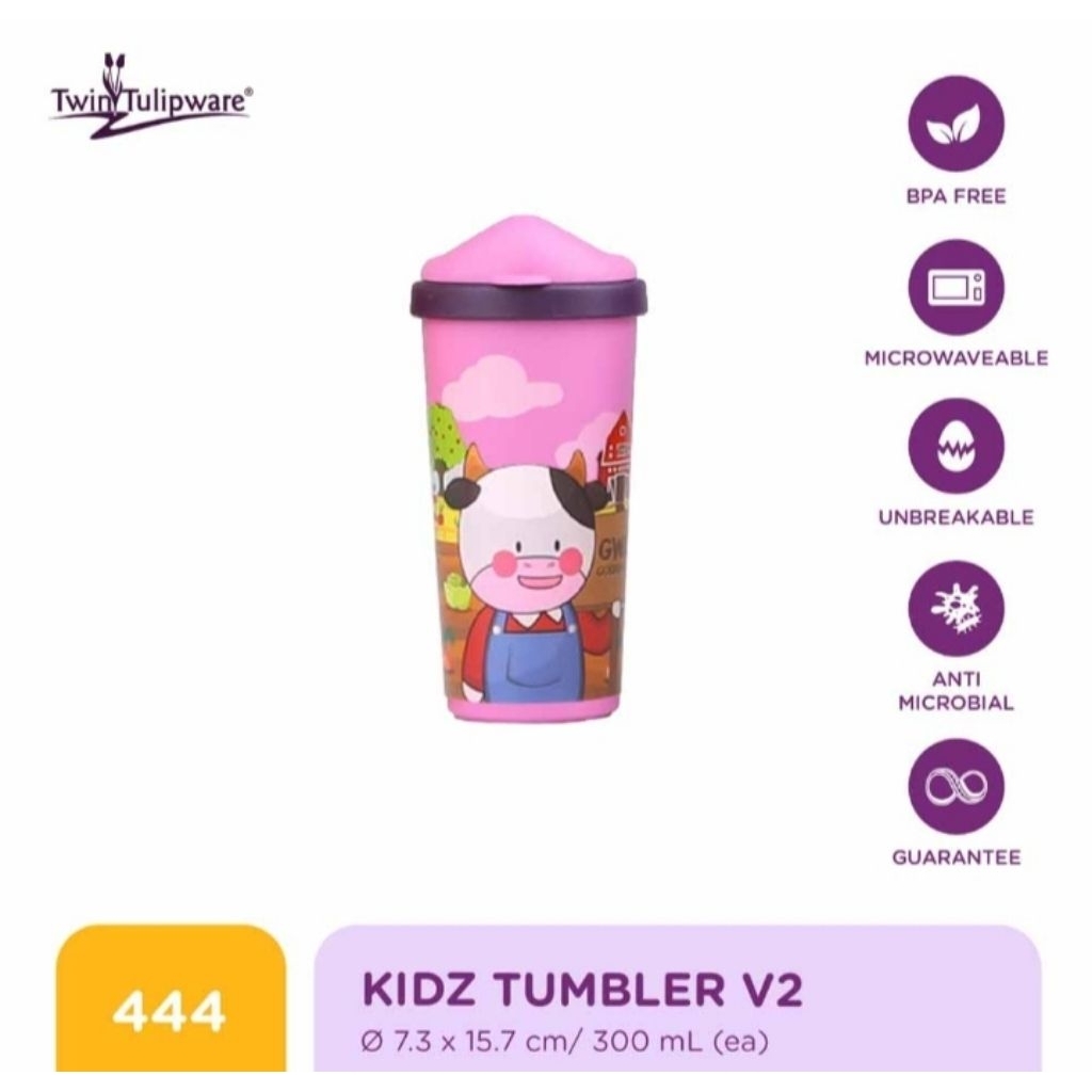 botol minum anak Kidz Tumbler Tulipware