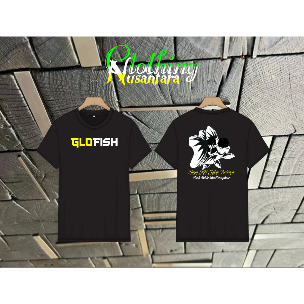 KAOS IKAN KOKI SABLON PREMIUM