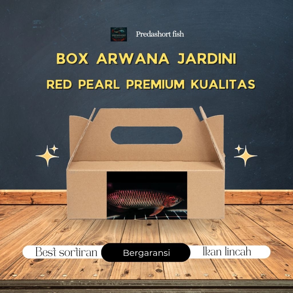 Box Kardus Isi Arwana Jardini Red Pearl Berkualitas Bergaransi