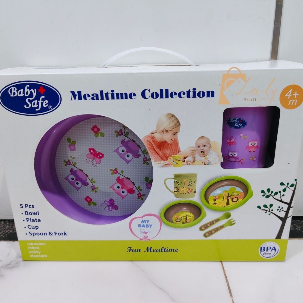 BABY SAFE SET PERALAT MAKAN BAYI