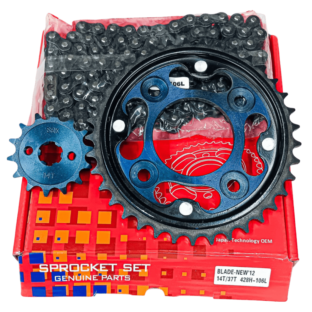[14T/37T] Gear / Gir Set Paket Sepuh 14T 37T Blade New - Supra X 125 Karbu / Injeksi - Revo Fit Fi /