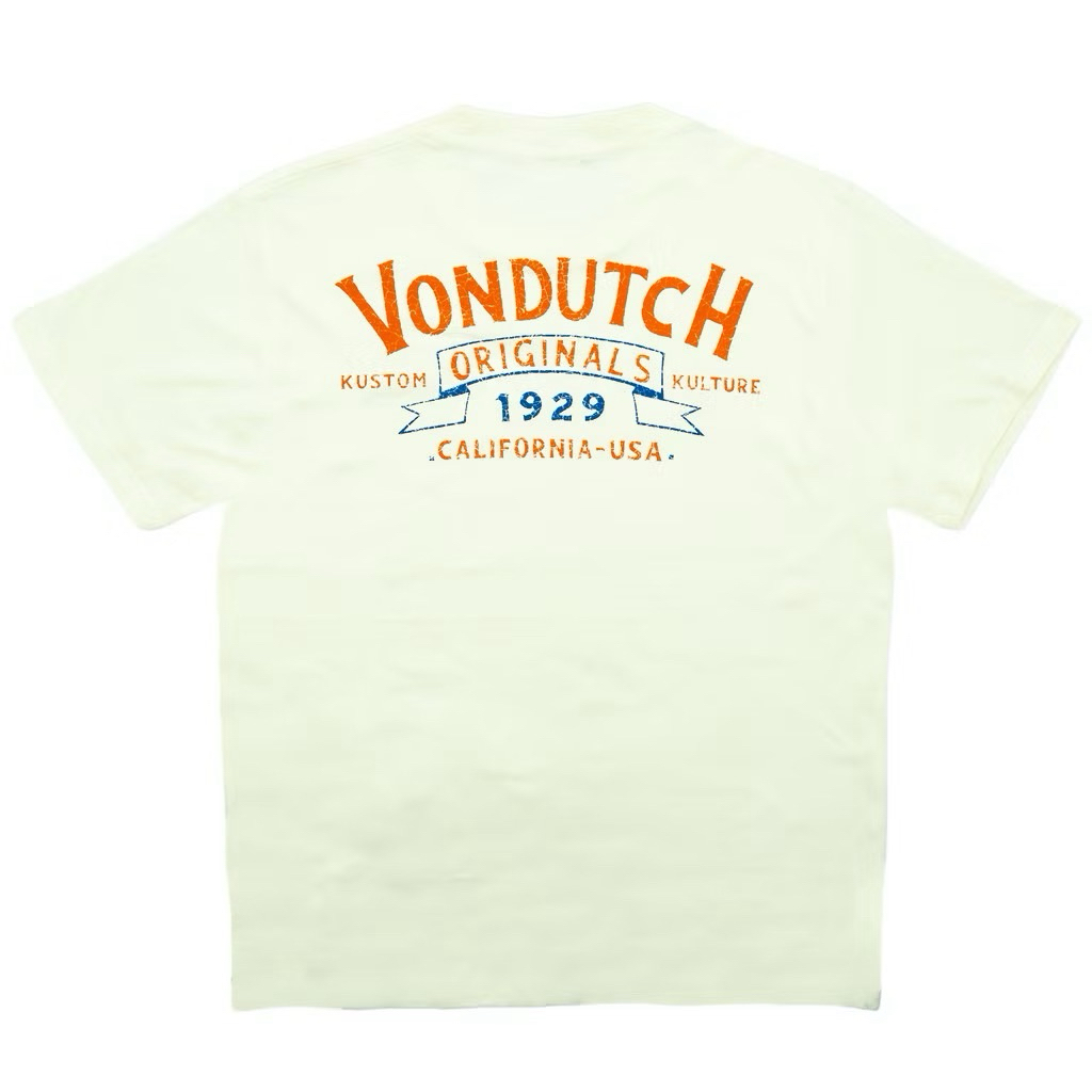 VON DUTCH TSHIRT BROKEN WHITE