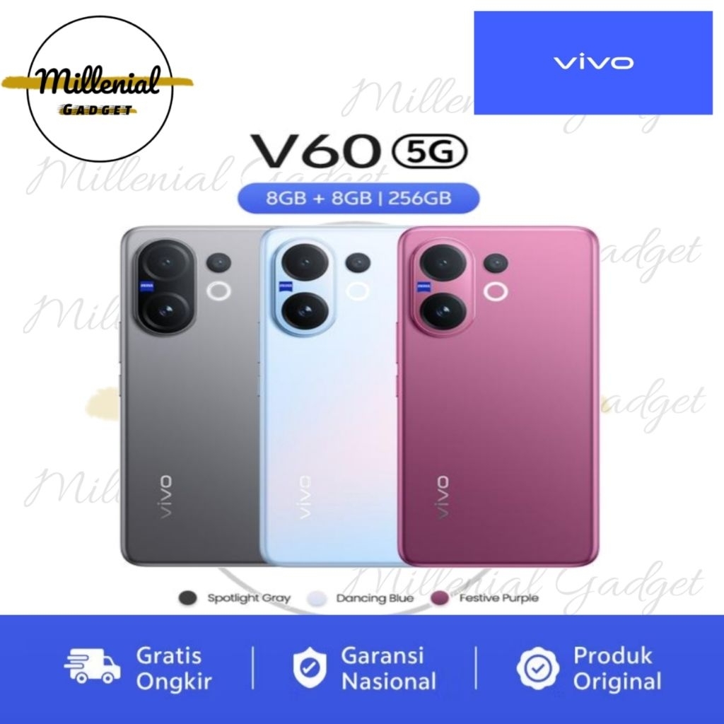 VIVO V60 5G RAM 12/512GB ORIGINAL BERGARANSI RESMI VIVO INDONESIA