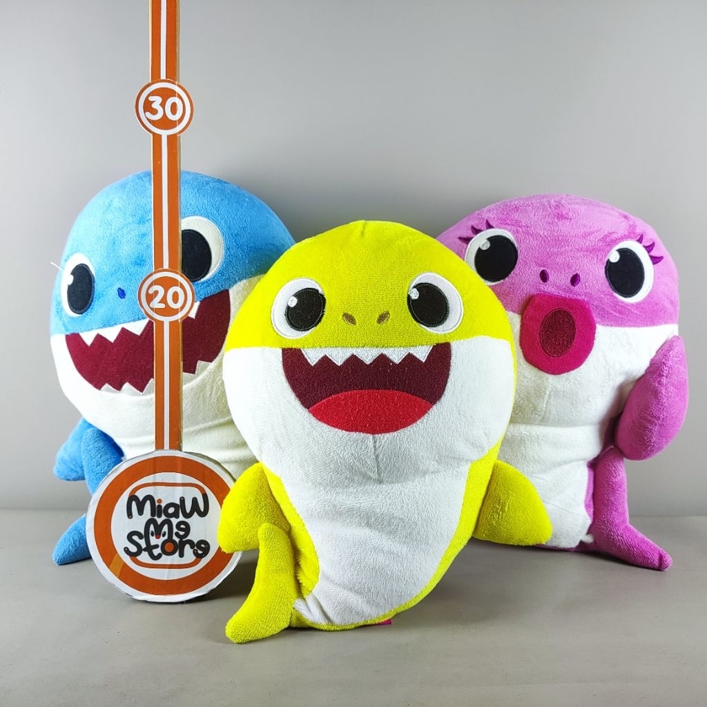Boneka Baby Shark Mommy Daddy Original Pinkfong Plush