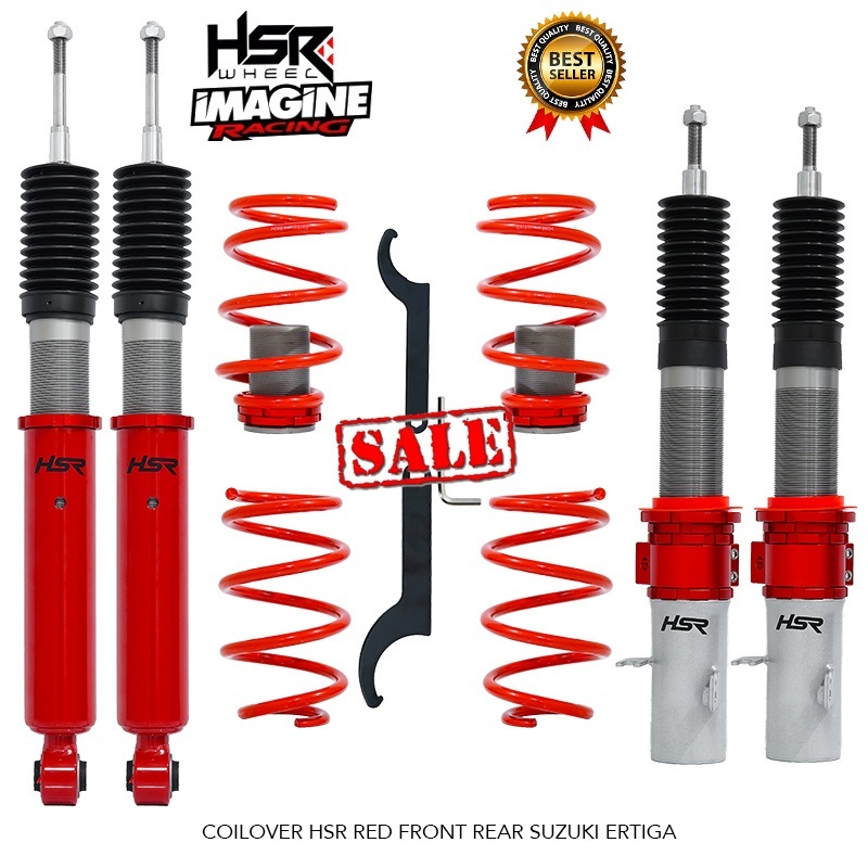 PER CEPER COILOVER HSR RED FRONT REAR SUZUKI ERTIGA