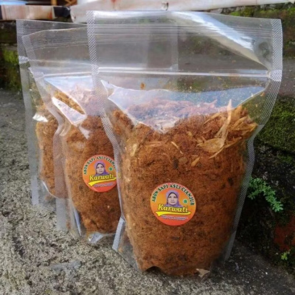 Abon Sapi Karwati 500 Gram /  Abon Sapi Karwati asli cianjur