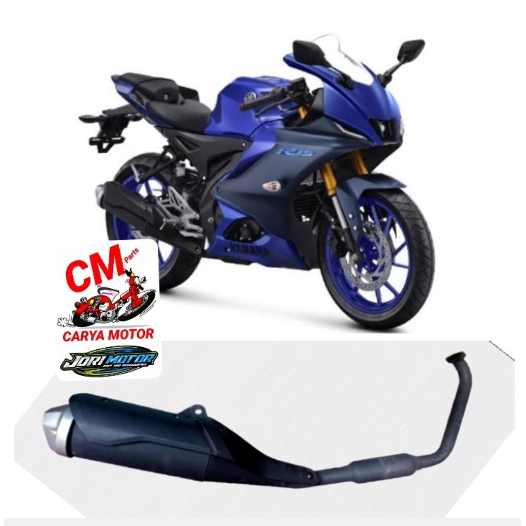 Knalpot Standar Yamaha R15 V4 R15 V3 R15 V2 Asli Original Copotan Bawaan Dari Motor Terlaris Motorcy