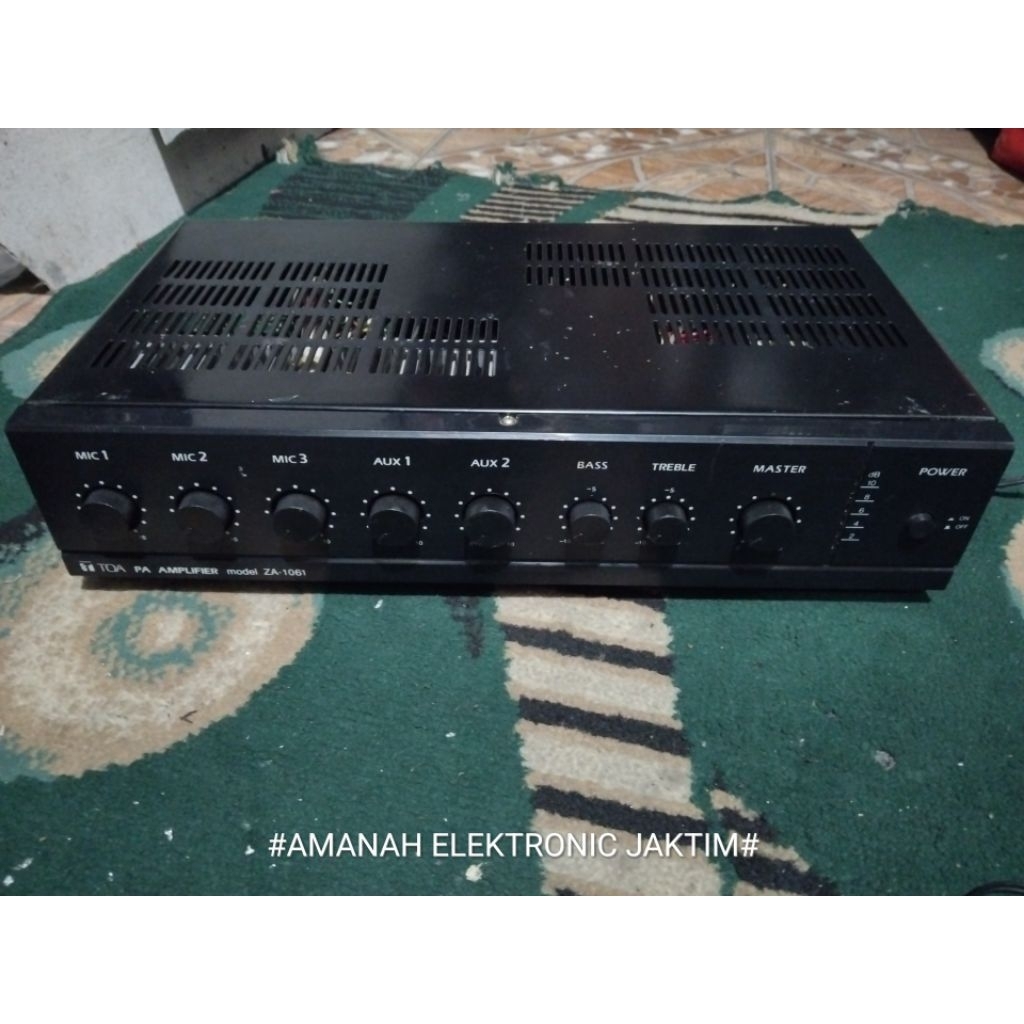 Amplifier TOA Type ZA 1061 Bekas berkualitas