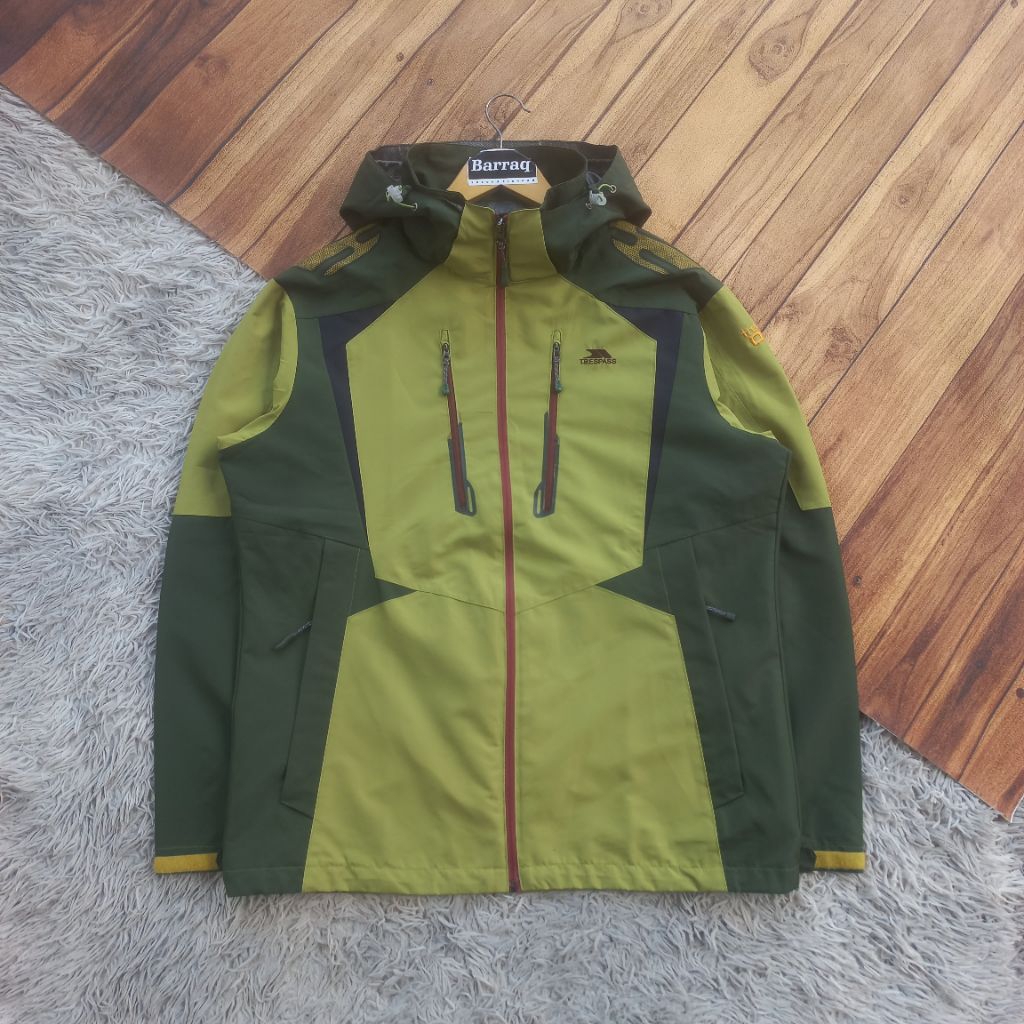 Jaket Outdoor Trespass Trestex DLX Waterproof Blocktech 3Layer NOT gorpcore goretex running sports l