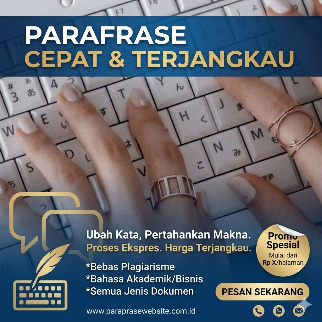 Parafrase Skripsi Tugas Akhir Makalah Artikel Jurnal