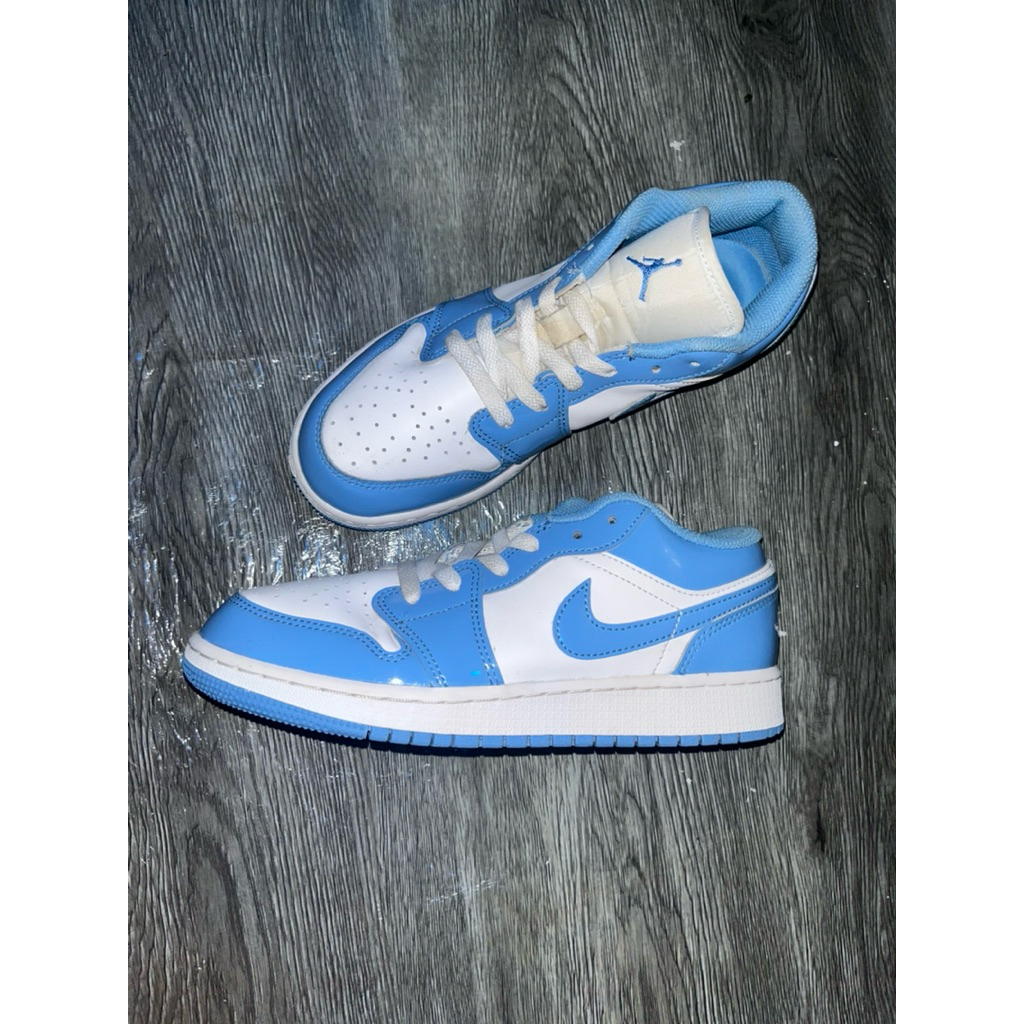 Sepatu nike air jordan 1 low blue size 37