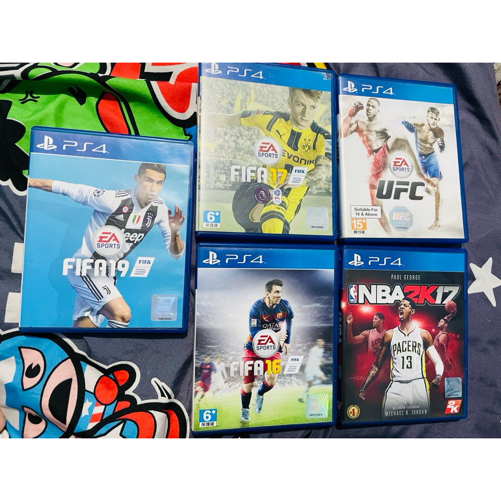 BD Blueray Disc PS4 second Fifa Ufc NBA