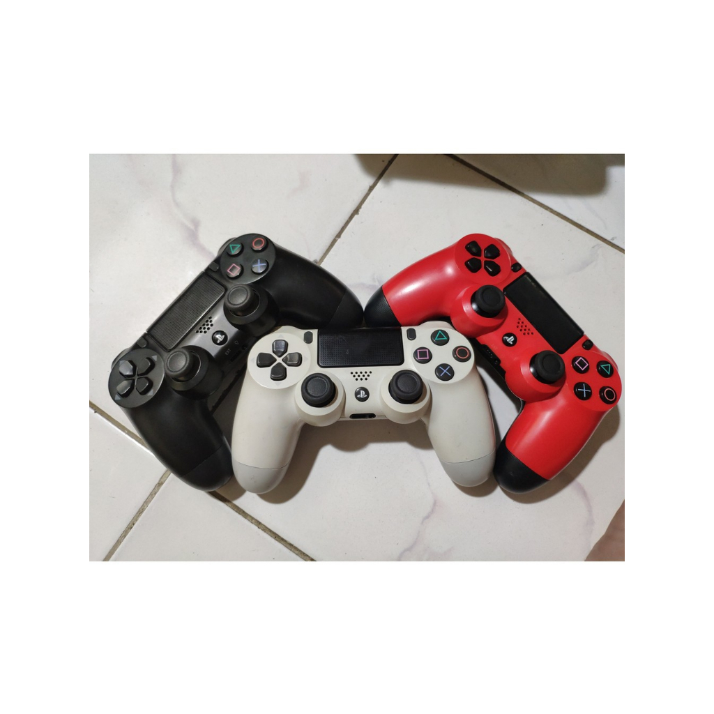 Stik PS4 OM Cabutan Original Mesin DualShock 4 Lightbar New Model V2 Copotan DS PS DS4 Stick Ori CUH
