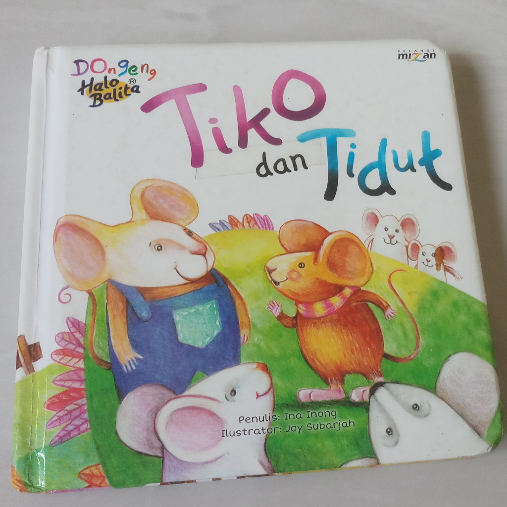 Buku Anak - Board book - Preloved - Tiko dan Tidut
