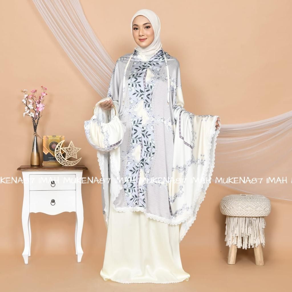 MUKENA TERBARU HANTARAN MEWAH SUTRA SILK shaby PREMIUM