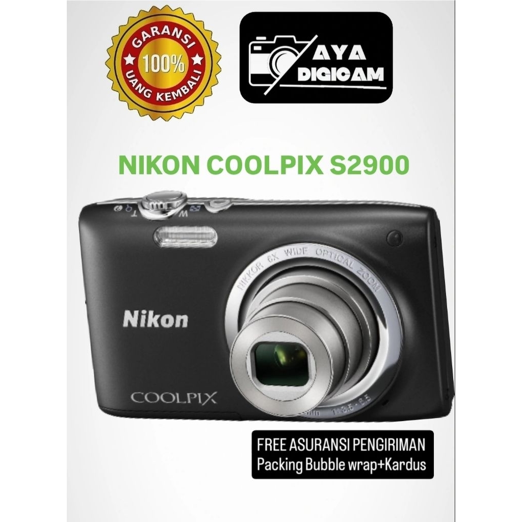 kamera Nikon Coolpix s2900 kamera pocket Nikon kamera digicam