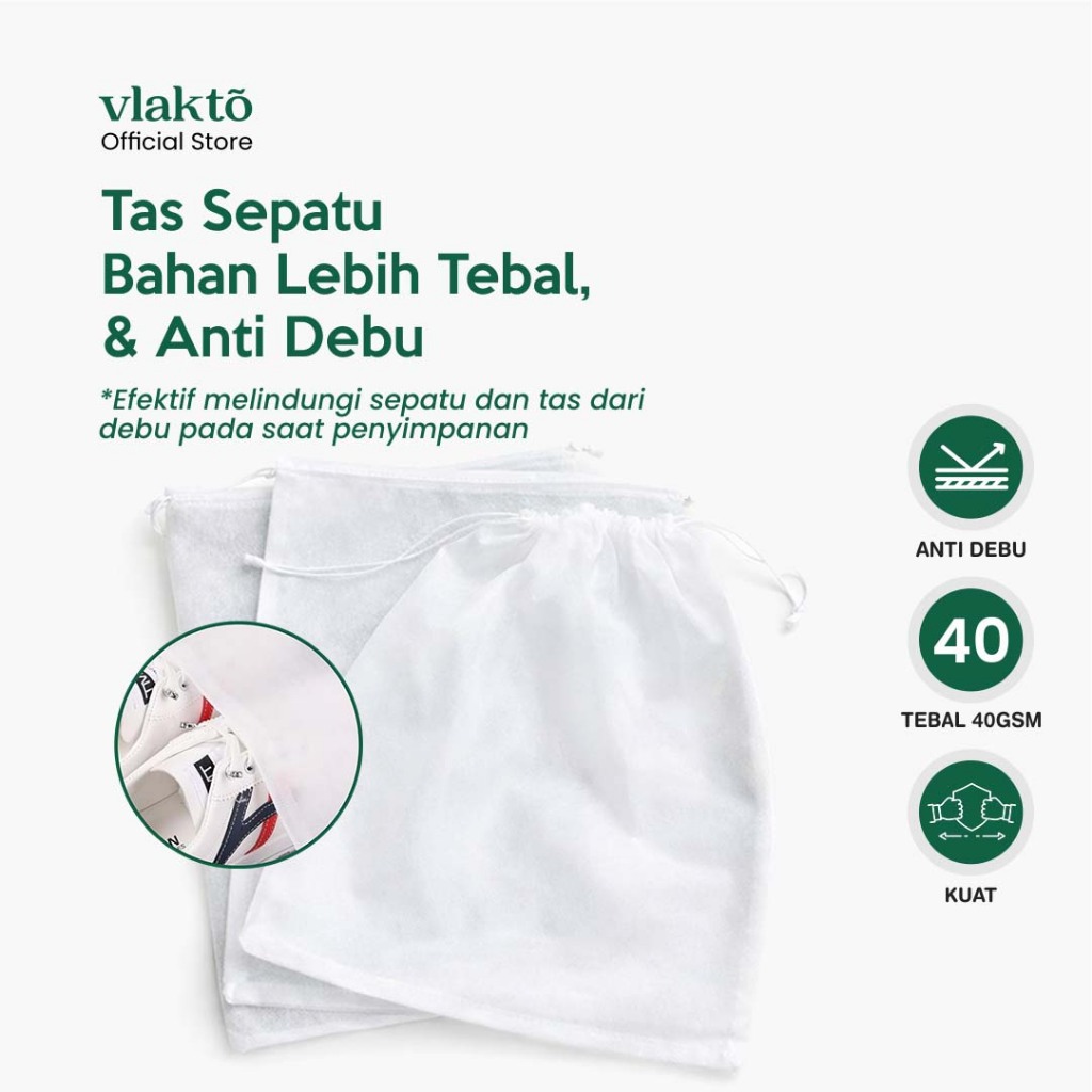 Tas Sepatu / Tempat Sepatu - Tas Penyimpan Sepatu / Dustbag - Tas Serut