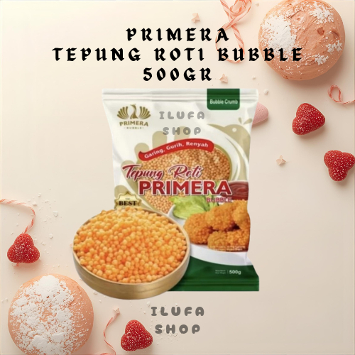 PRIMERA - Tepung Roti Bubble Crumbs Primera Warna Orange 500GR