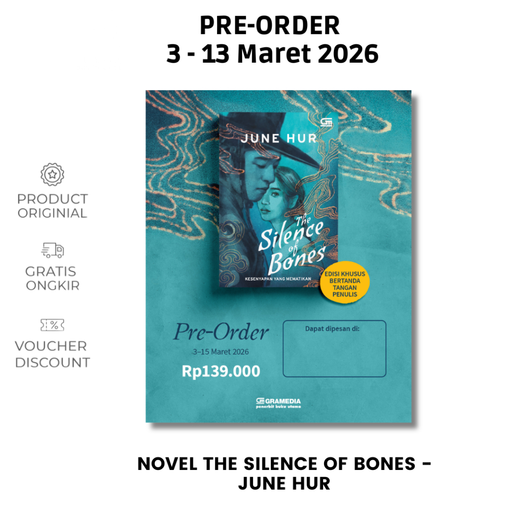 PRE-ORDER NOVEL THE SILENCE OF BONES - JUNE HUR