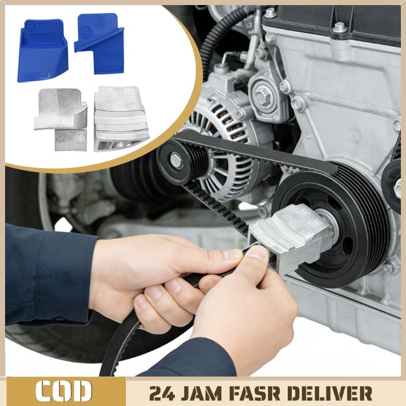 Fanbelt Install Tool Stretch Belt Remover Bahan Plastik 2pcs V Belt Unfasten Car Belt Tool Automobil