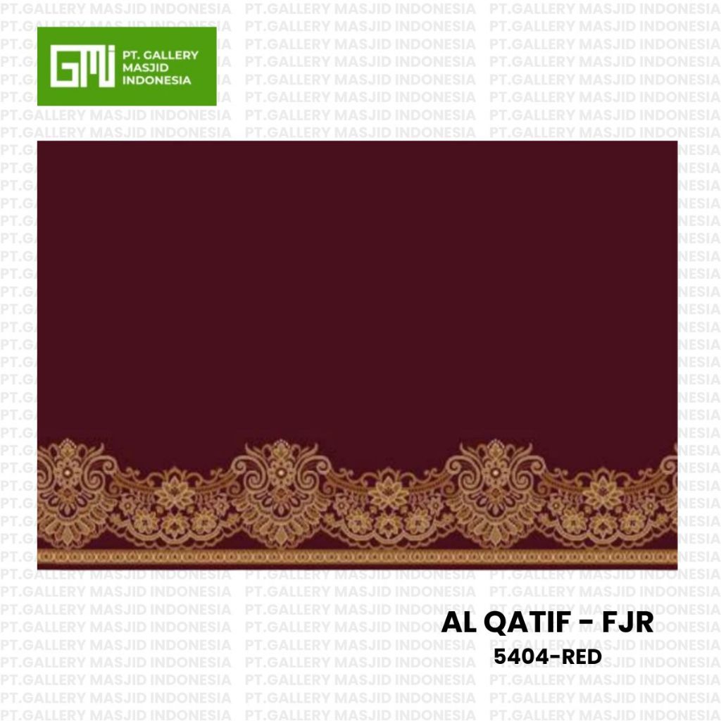 PT. GMI - Karpet Masjid Tebal Empuk AL QATIF Tebal 16mm / Sajadah Karpet Masjid Meteran