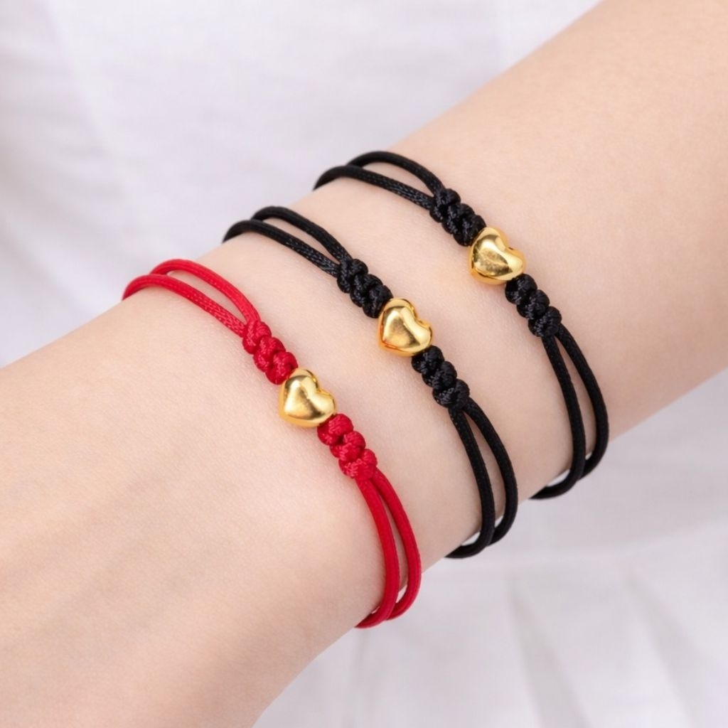 Gelang Emas Tali Plat Waru Kuwung Polos Fashion - Toko Emas Gadjah