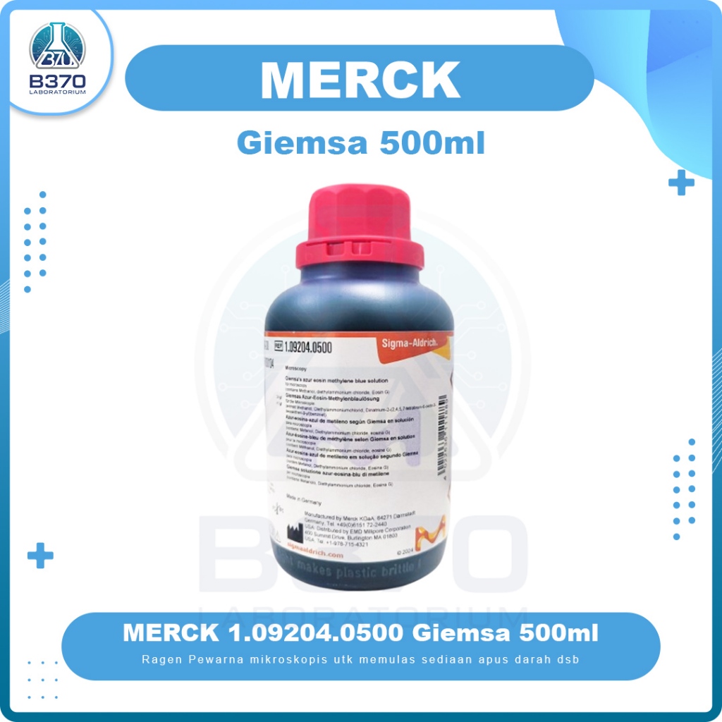MERCK Cat. 1.09204.0500 Giemsa 500ml