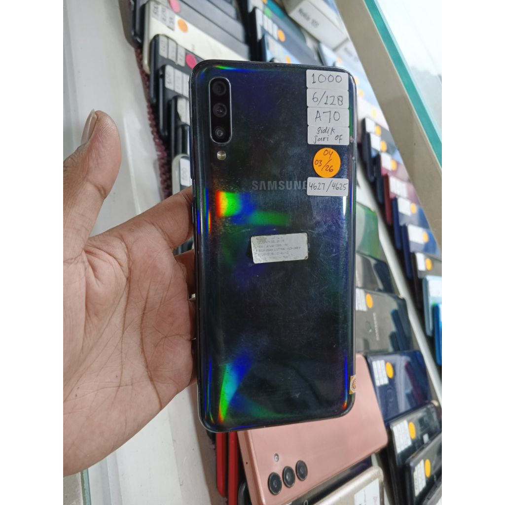 SAMSUNG A70 RAM 6/128GB NORMAL SIAP PAKAI