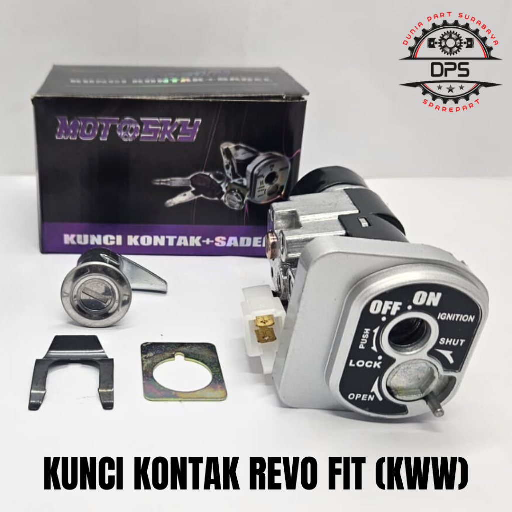 Kunci Kontak Assy Revo Fit KWW - Kunci Kontak Set Revo Fit Motosky