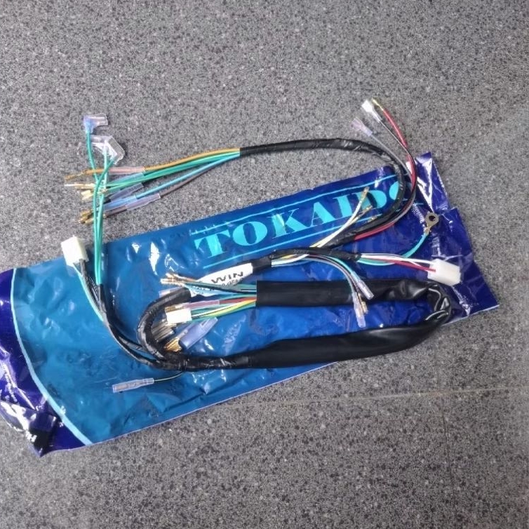 KABEL BODI KABEL RANGKA WIN 100 OLD  WIN NEW FULLSET SOKET TINGGAL PASANG
