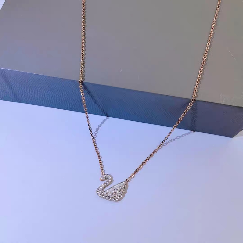Kalung Swarovski - Swarovski Necklace - Swarovski Swan Necklace Kalung ORIGINAL 100%
